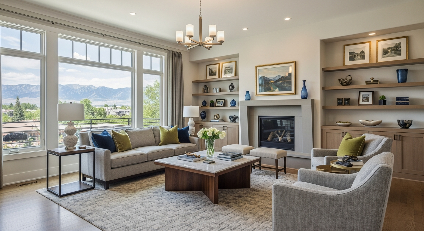 Elegant Denver home interior representing the local real estate market